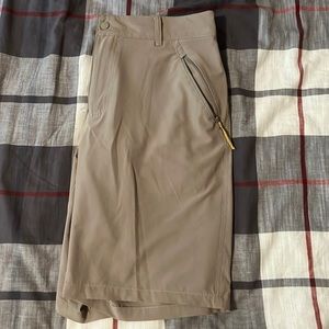 Tan Columbia Athletic Shorts Mens Size 32